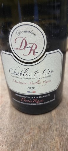 Bourgondië Chablis Premier Cru Premier Cru Domaine Denis Race Montmains Vieilles Vignes 2020