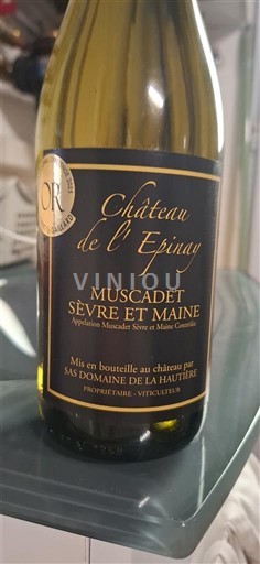 Vallée de la Loire Muscadet-sèvre-et-maine Château L'Epinay 2023