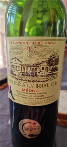 Bordeaux Médoc Terrain Rouge 2017