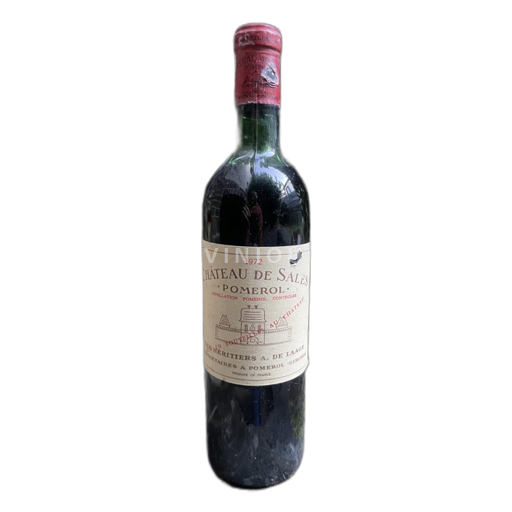 Bordeaux Pomerol Château de Sales 1972