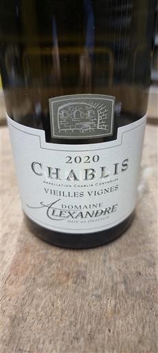 Burgundi Chablis Domaine Alexandre Vieilles Vignes 2020