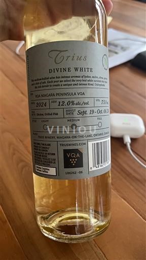 Ontario Bán đảo Niagara Trius Divine White 2024