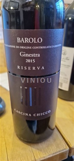 Piemonte Barolo Cascina Chicco Ginestra Riserva 2015