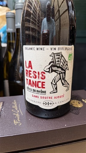 Valle del Ródano Côtes del Ródano Vignerons Estézargues La Résistance 2020