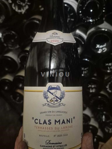 Linguadoca Terrasses-du-Larzac Domaine Cassagne et Vitailles Clas Mani 2020
