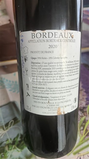 Burdeos Bordeaux Les Vignobles Bardou Yohan 2020