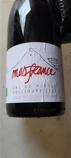Roussillon Collioure Mas France Val de Pintes 2022