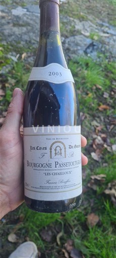 Burgundi Bourgogne-passetoutgrain Château Les Caves du Les Chailloux 2003