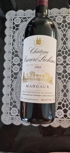 Bordeaux Margaux Grand Cru Classé Château Prieuré-Lichine 1993