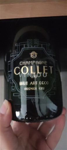 Šampanja Šampanjec Premier Cru Champagne Collet Brut Art Deco Neleten.