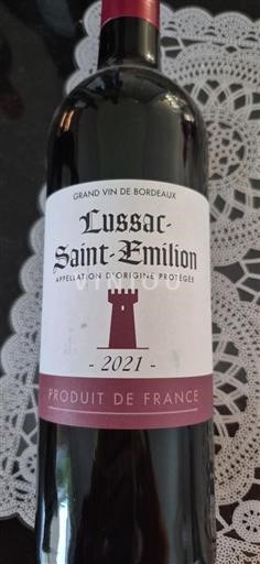 Bordeaux Lussac-Saint-Émilion Trilles maureilhan 2021