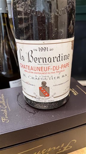 Thung lũng Rhône Châteauneuf-du-pape M. Chapoutier La Bernardine 1991