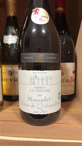 Loire Valley Muscadet Côtes de Grand Lieu Château La Pierre 2021