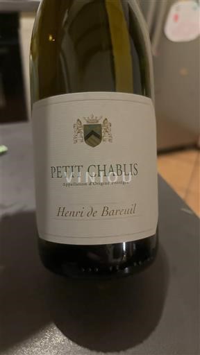 Burgundia Petit-chablis Henri de Bareuil 2023