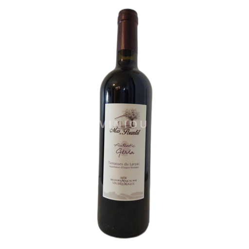 Vin Rouge sec Autentic Gerla Mas du Pountil 2020 France Languedoc Terrasses-du-larzac AOC