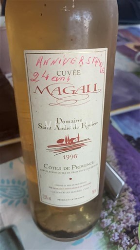 Provence Côtes-de-Provence Domaine Saint André de Figuière Magali 1998