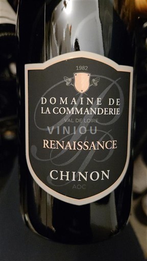Thung lũng sông Loire Chinon Domaine La Commanderie Renaissance 2023