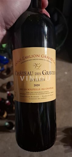 Bordeaux Saint-Émilion Grand Cru Grand Cru Château Des Graviers Ellies 2020