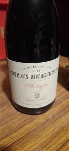 Bourgogne Bourgognebackar Jacques Charlet Phalangère 2018