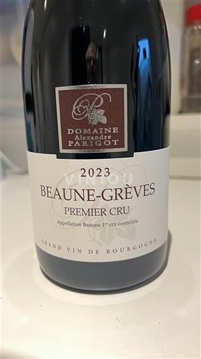 Bourgogne Beaune Premier Cru Domaine Alexandre Parigot Les Grèves 2023