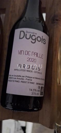 Jura Arbois Domaine Dugois Vin de Paille 2020