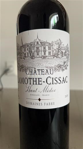 Bordeaux Haut-Médoc Château Lamothe-Cissac 2020
