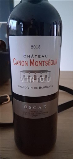 Bordeaux Château Canon Montségur Oscar 2015