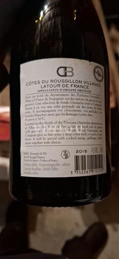 Roussillon Ikke specificeret CB Bouquet & Fils 2015