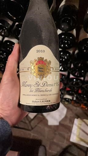 Bourgogne Morey-saint-denis Premier Cru Domaine Hubert Lignier Les Blanchards 2010