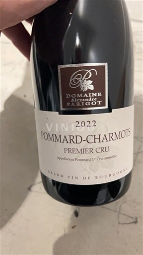 Bourgogne Pommard Premier Cru Domaine Alexandre Parigot Pommard-Charmots Premier Cru 2022
