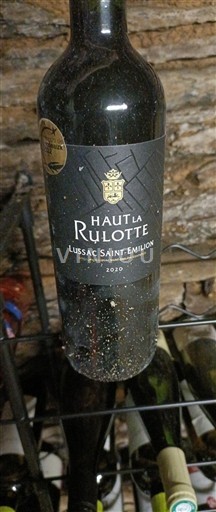 Bordeaux Lussac-saint-émilion Haut la Rulotte 2020