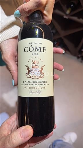 Bordeaux Saint-Estèphe Château Côme 2018