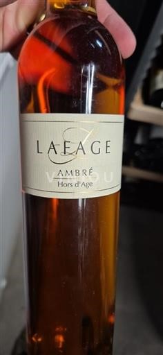 Roussillon Rivesaltes Domaine Lafage Ambré Hors d'Âge Não Sazonado