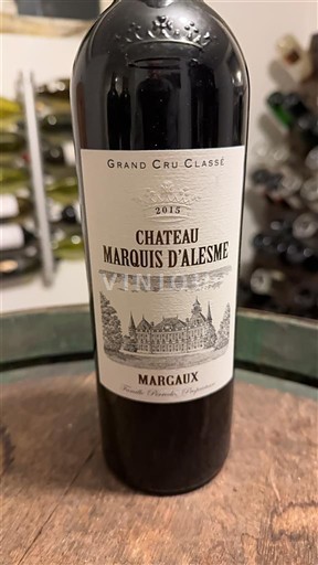 Burdeos Margaux Grand Cru Château Marquis Alesme 2015