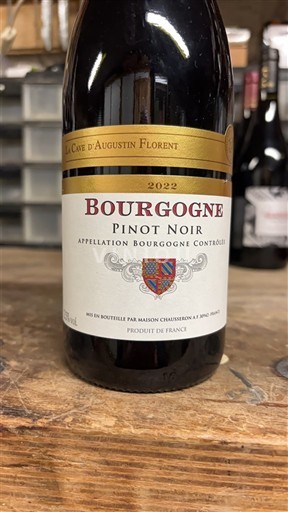 Burgundi Bourgogne La Cave Augustin Florent 2022