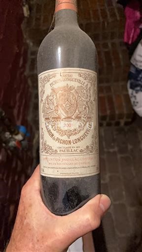 Bordeaux Pauillac Grand Cru Château Pichon-Longueville Baron 2001