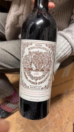 Bordeaux Pauillac Grand Cru Château Pichon-Longueville Baron 2001