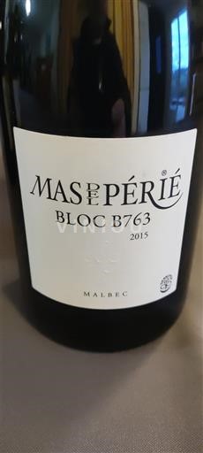 Sudoeste Cahors Mas del Périé Bloc B763 2015