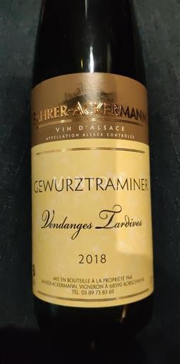 Alsazia Maurer Ackermann Gewurztraminer Vendanges Tardives 2018