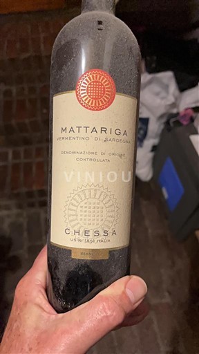 Sardinia Vermentino di Sardegna Chessa Mattariga 2018