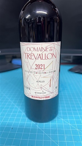 Rượu vang Rouge sec Domaine Trévallon 2021 Pháp Alpes và các vùng Rhodanien Alpilles IGP