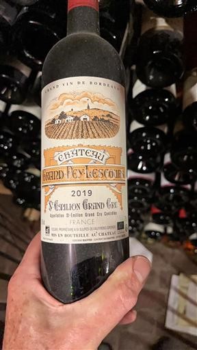 Bordeaux Saint-Émilion Grand Cru Grand Cru Château Grand Pey Lescours 2019