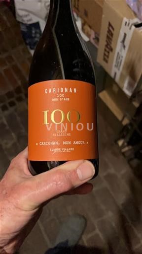 Languedoc ja Roussillon Katalonianrinteet Claude Vialade Carignan Mon Amour 100 ans d'âge 2023