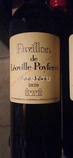Bordeaux Saint-Julien Château Léoville Poyferré Pavillon de Léoville Poyferré 2020