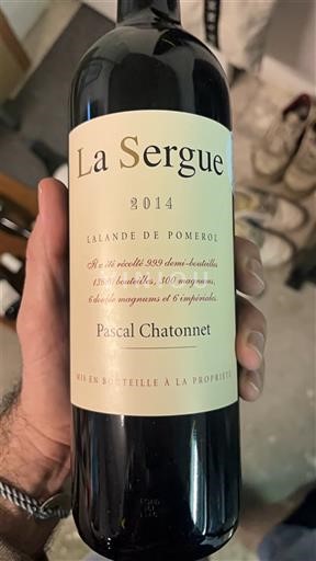 Bordeaux Lalande-de-Pomerol La Sergue 2014