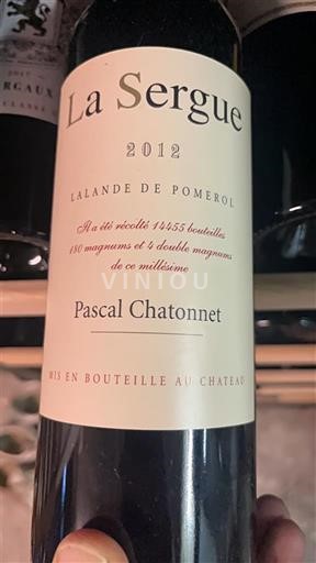 Bordeaux Lalande-de-Pomerol La Sergue 2012