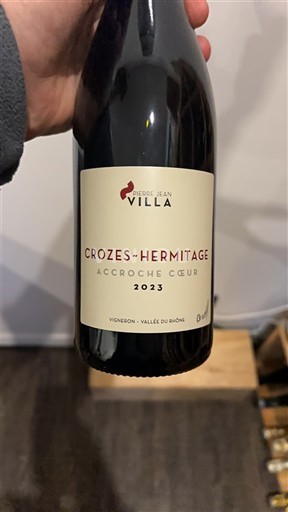Rona dolina Crozes-hermitage Pierre-Jean Villa ACCROCHE COEUR 2023