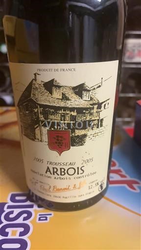 Jura Arbois Benoit Badoz Trousseau 2005