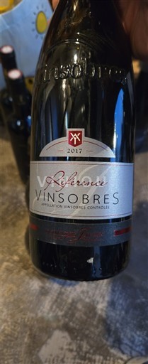 Rượu vang Rouge sec Référence Cave de Rasteau 2017 Pháp Thung lũng Rhône Vinsobres AOC
