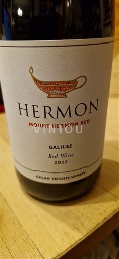 Wines Rouge sec Hermon Golan Heights Winery 2022 Israel Galilee